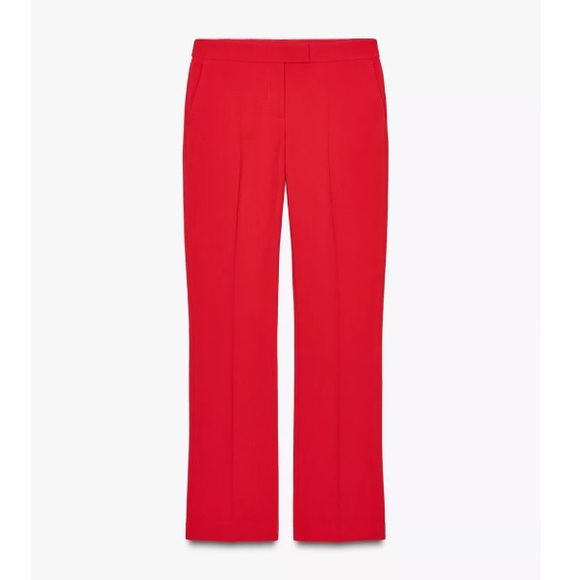 Red Women's Flared Pants - Picture 1 of 7